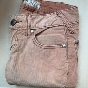 Free People Skinny 5 Pocket Corduroy Pants